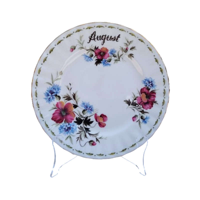 Royal Albert's Flower of the Month Poppy August Plate