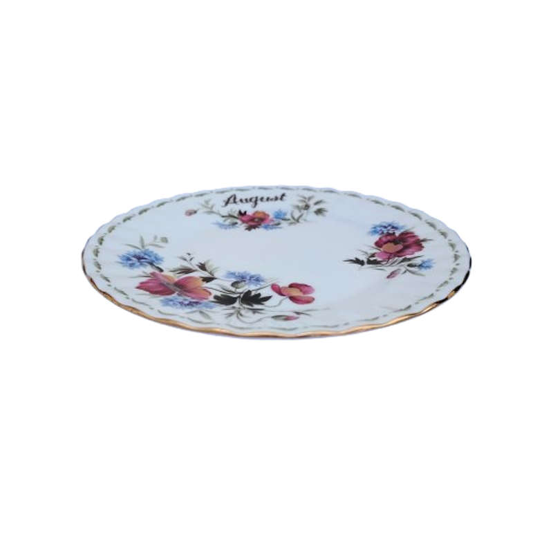 Royal Albert's Flower of the Month Poppy August Plate