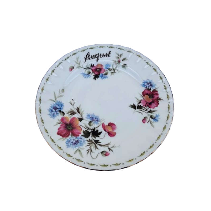 Royal Albert's Flower of the Month Poppy August Plate