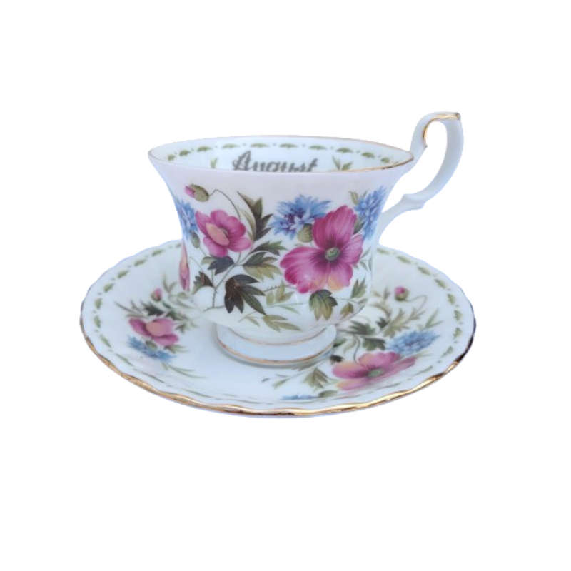 Royal Albert's Flower of the Month Poppy August Trio