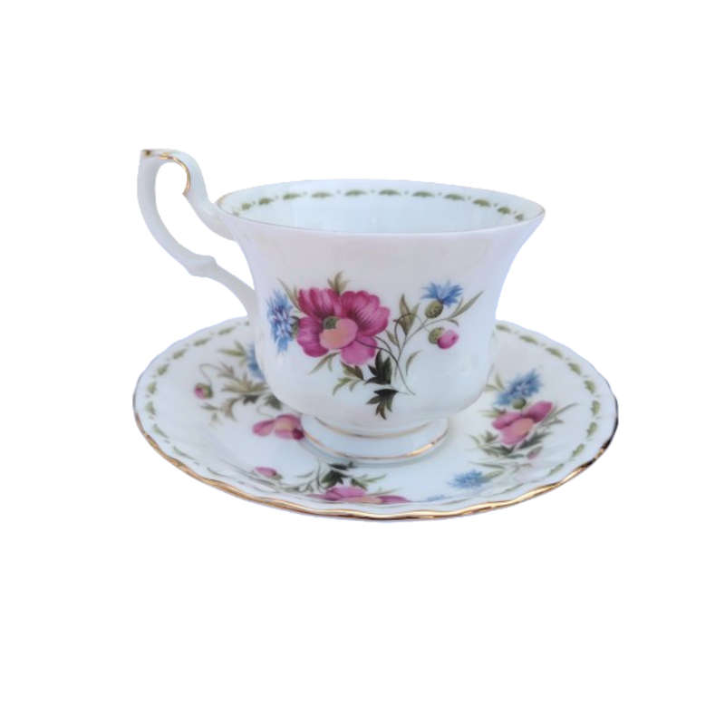 Royal Albert's Flower of the Month Poppy August Trio