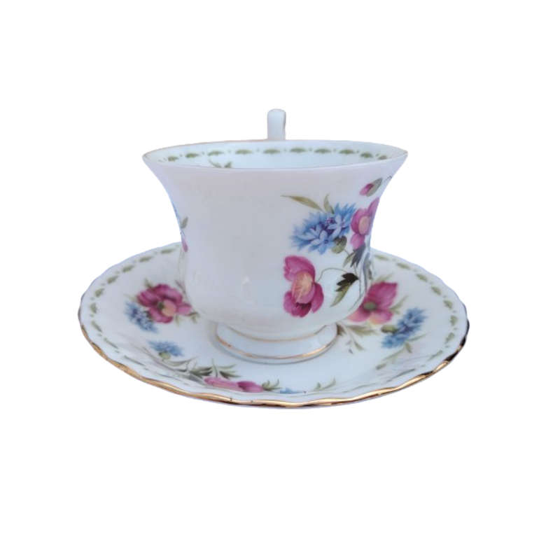 Royal Albert's Flower of the Month Poppy August Trio