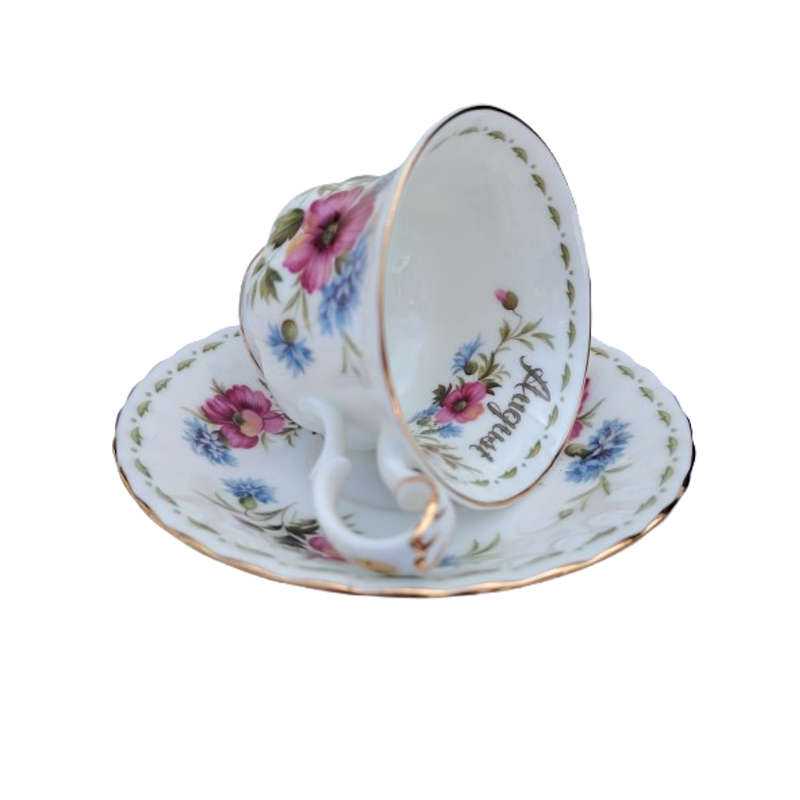 Royal Albert's Flower of the Month Poppy August Trio