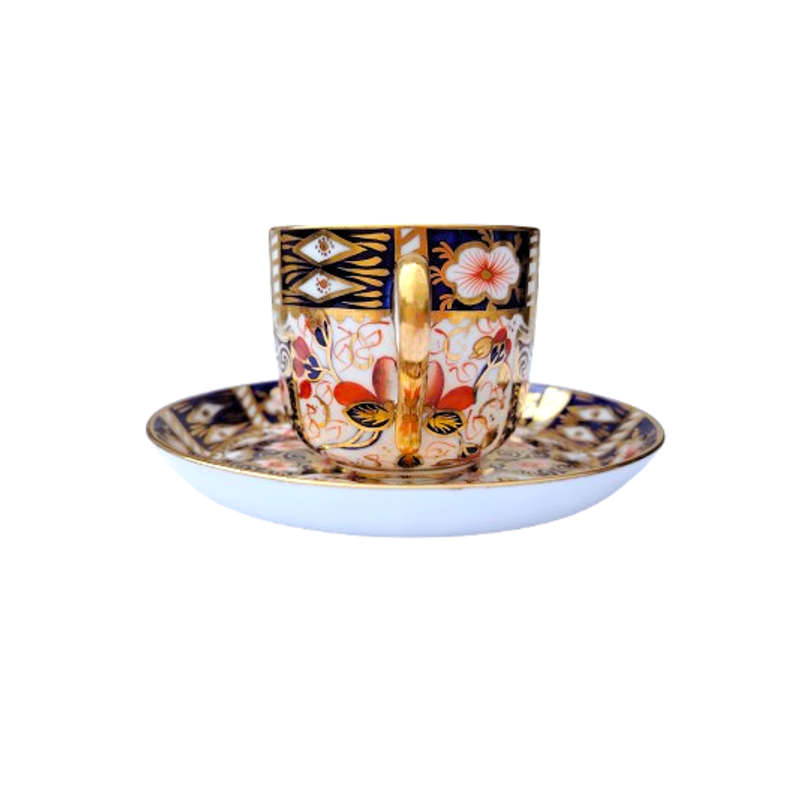 Royal Crown Derby Antique Imari 2451 Espresso Set Duo