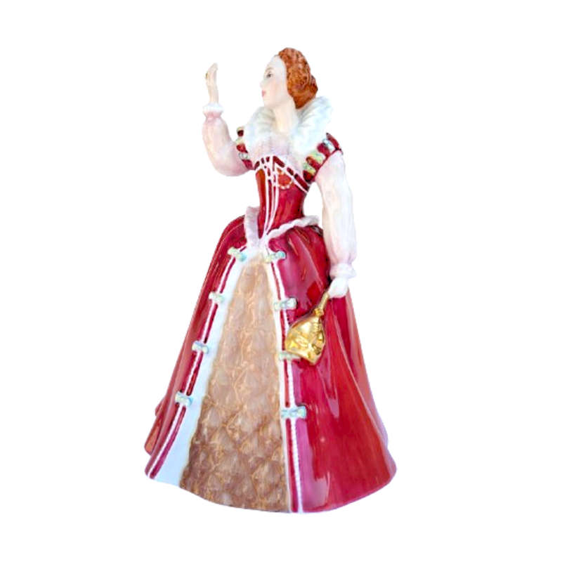 Royal Doulton Queens of The Realm Figurine Queen Elizabeth 1 HN 3782