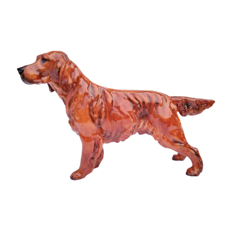 Royal Doulton Large Rare Irish Setter Dog Figurine HN 1055