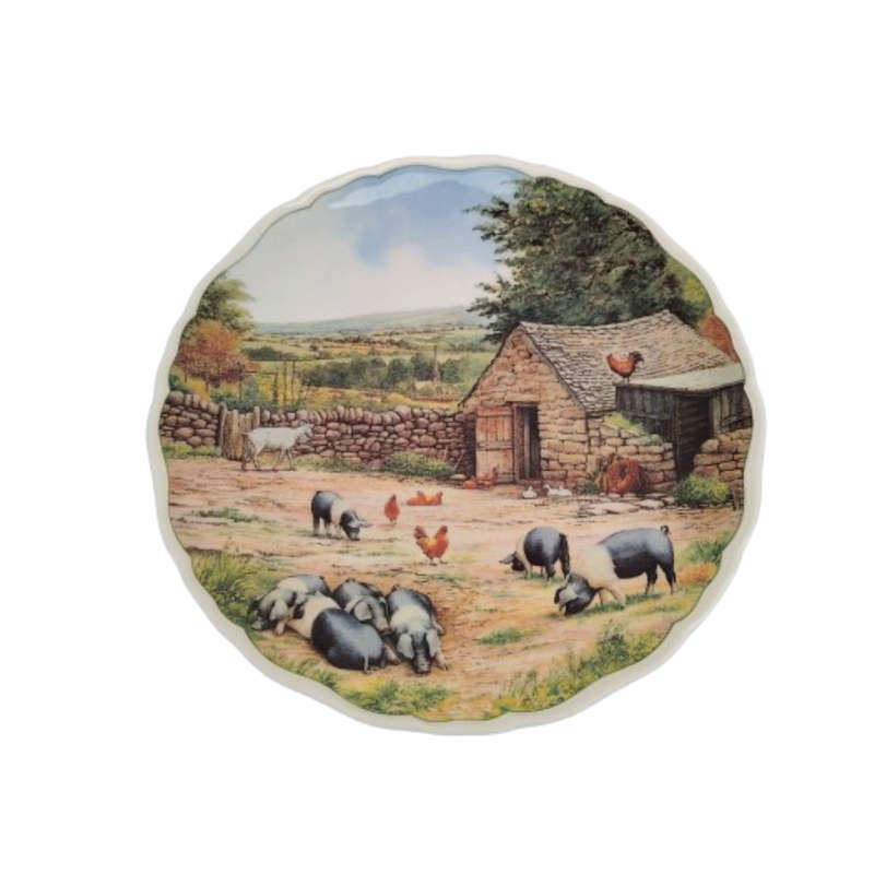 Royal Doulton ceramic Wall Plate Farmyard Companions