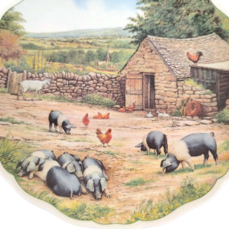 Royal Doulton ceramic Wall Plate Farmyard Companions
