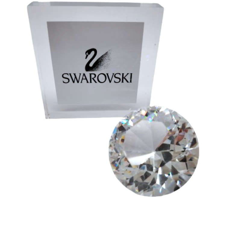 Swarovski Crystal Medium Chaton Paperweight