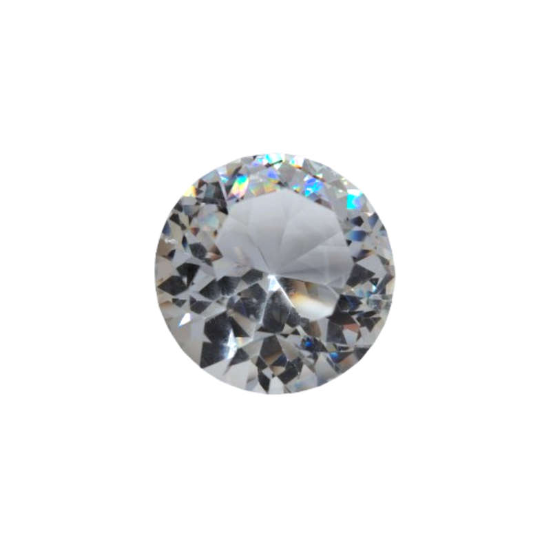 Swarovski Crystal Medium Chaton Paperweight
