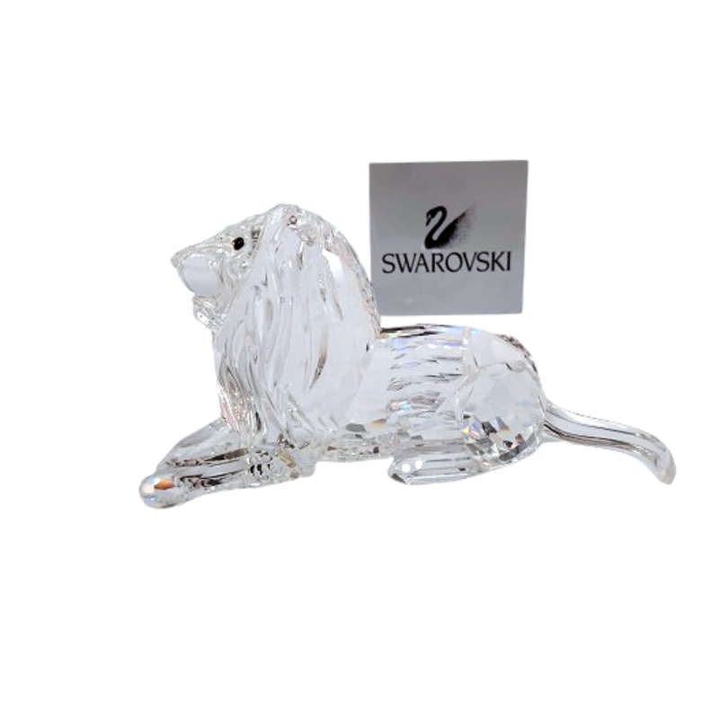 Swarovski  Crystal Lying Lion Rare Encounters SCS 1995