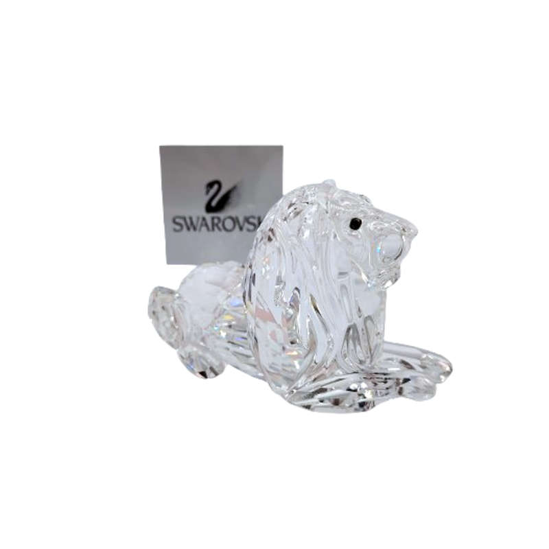 Swarovski  Crystal Lying Lion Rare Encounters SCS 1995