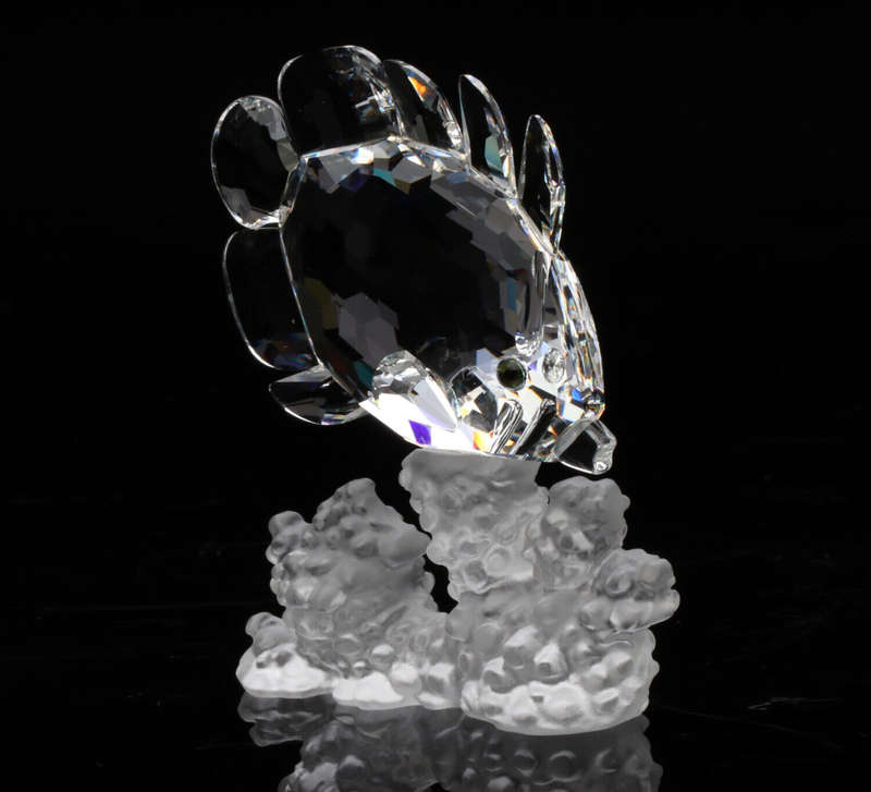 Swarovski Crystal Butterfly Fish South Sea theme Retired