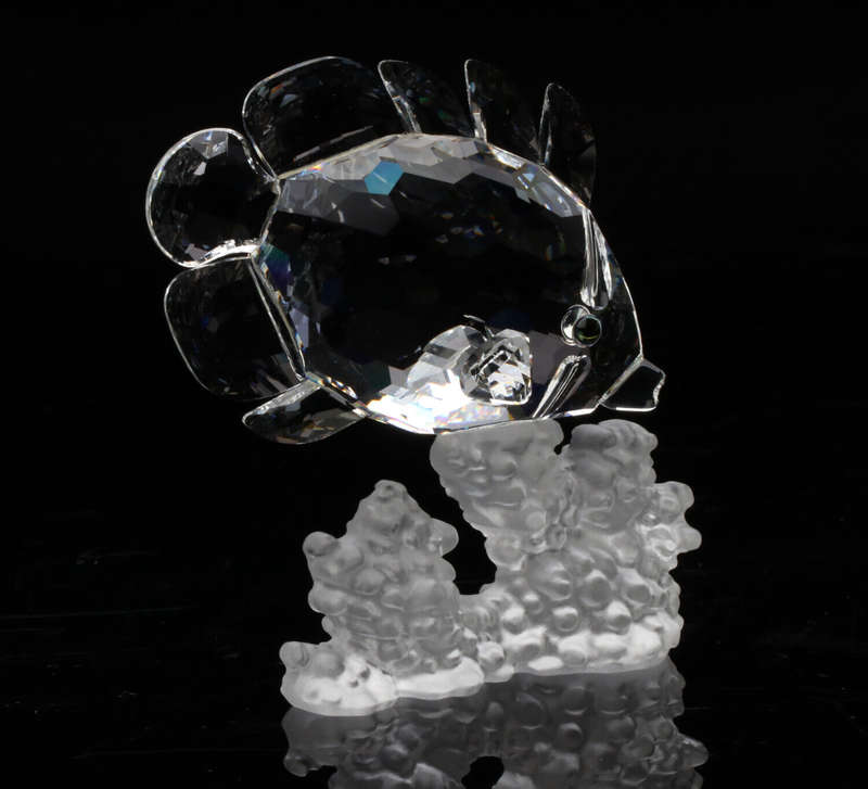 Swarovski Crystal Butterfly Fish South Sea theme Retired