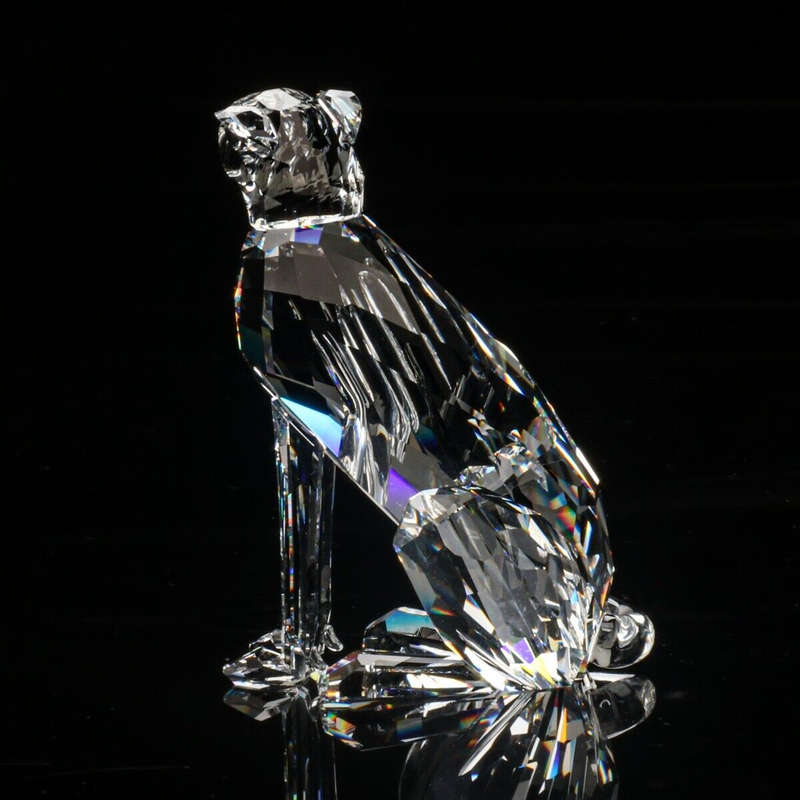 Swarovski Crystal Leopard Cheetah African Wildlife Retired