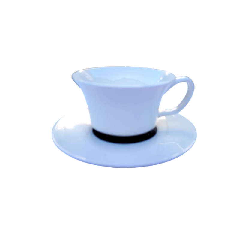 Salt & Pepper Opulent Australian Cup and Saucer