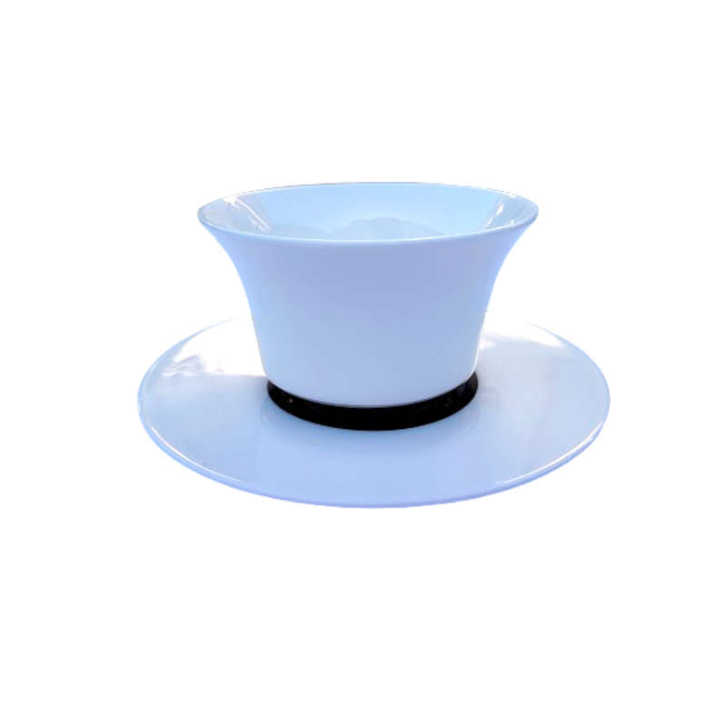 Salt & Pepper Opulent Australian Cup and Saucer