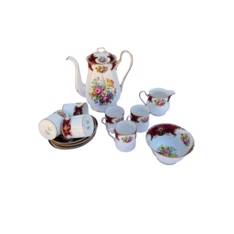 Shelley Duchess 13401 Bone China Coffee Set