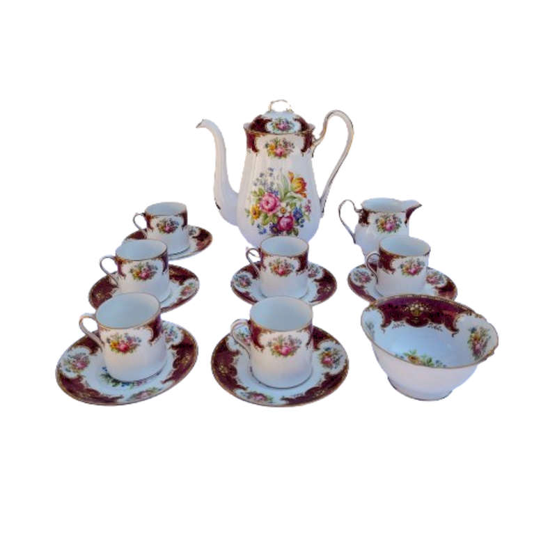 Shelley Duchess 13401 Bone China Coffee Set