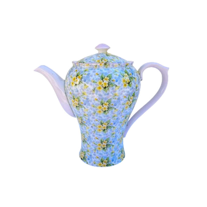 Shelley England coffee pot in Primrose Chintz Pattern Primrose Chintz