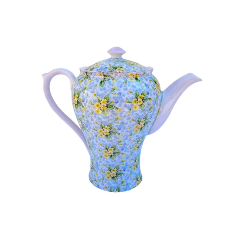 Shelley England coffee pot in Primrose Chintz Pattern Primrose Chintz