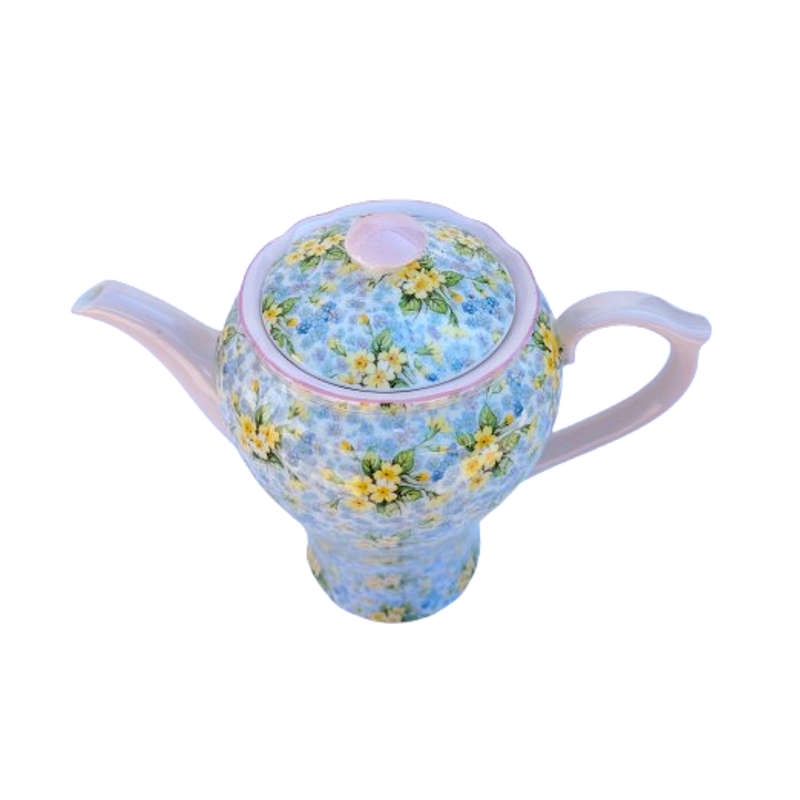 Shelley England coffee pot in Primrose Chintz Pattern Primrose Chintz