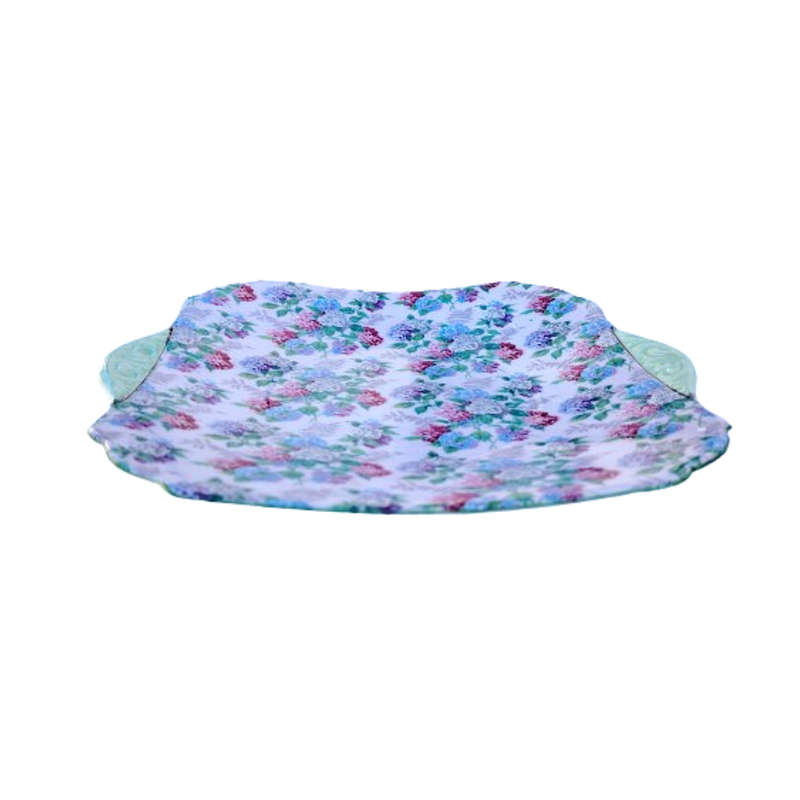 Shelley Pink Chintz Hydrangea Summer Glory Cake Plate