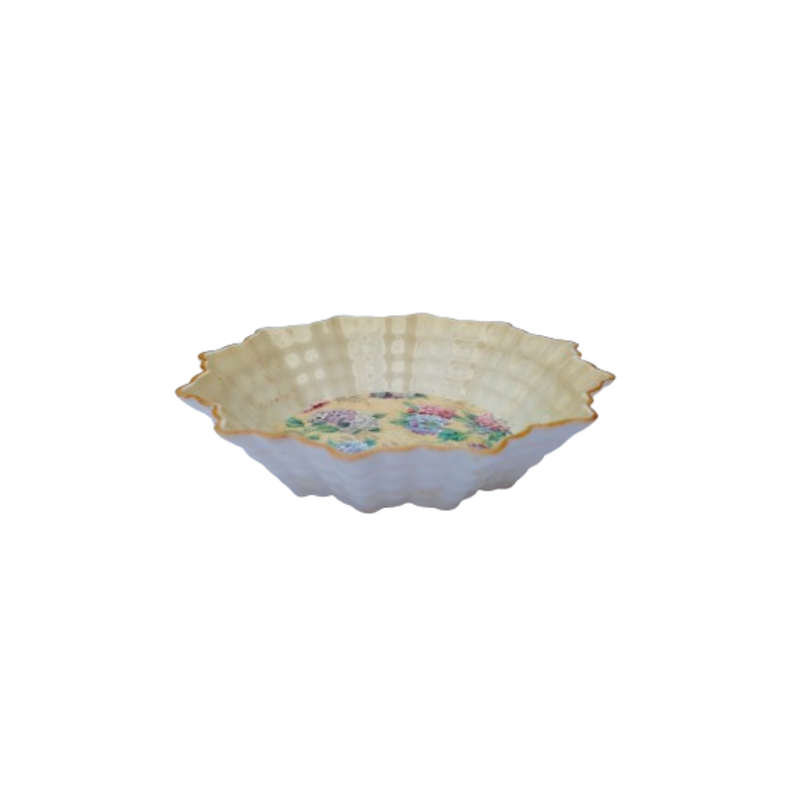 Shelley Yellow Chintz Round Dish