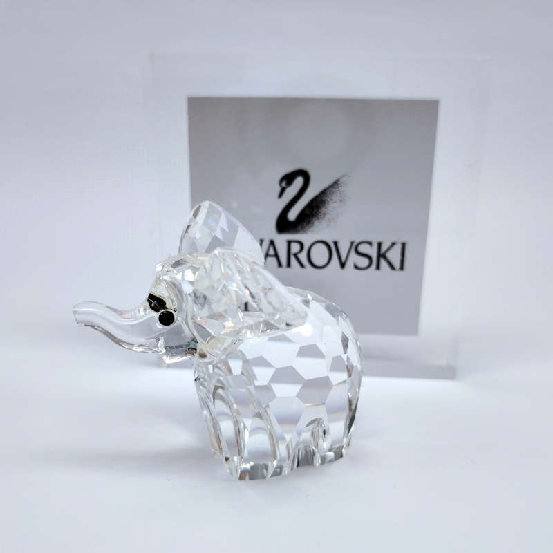 Swarovski Crystal Baby Elephant African Wildlife Series