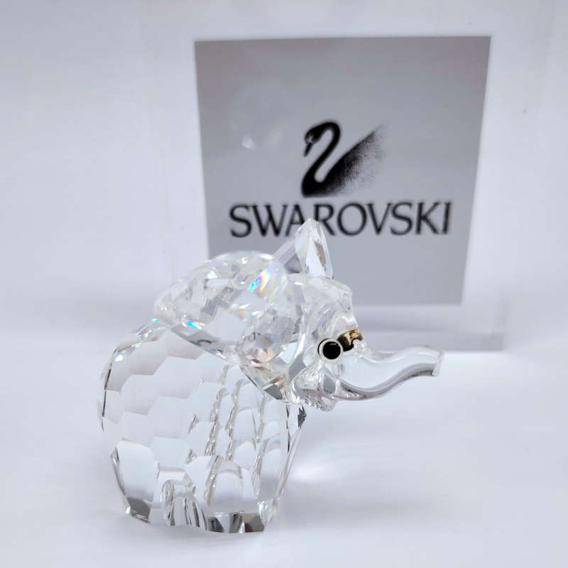 Swarovski Crystal Baby Elephant African Wildlife Series