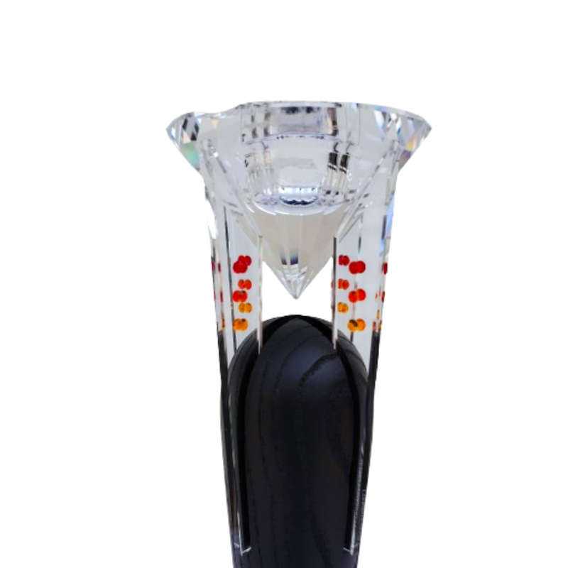 Swarovski Crystal Candleholder  Saturn Retired