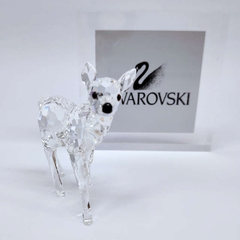 Swarovski Crystal Doe Deer Fawn Standing