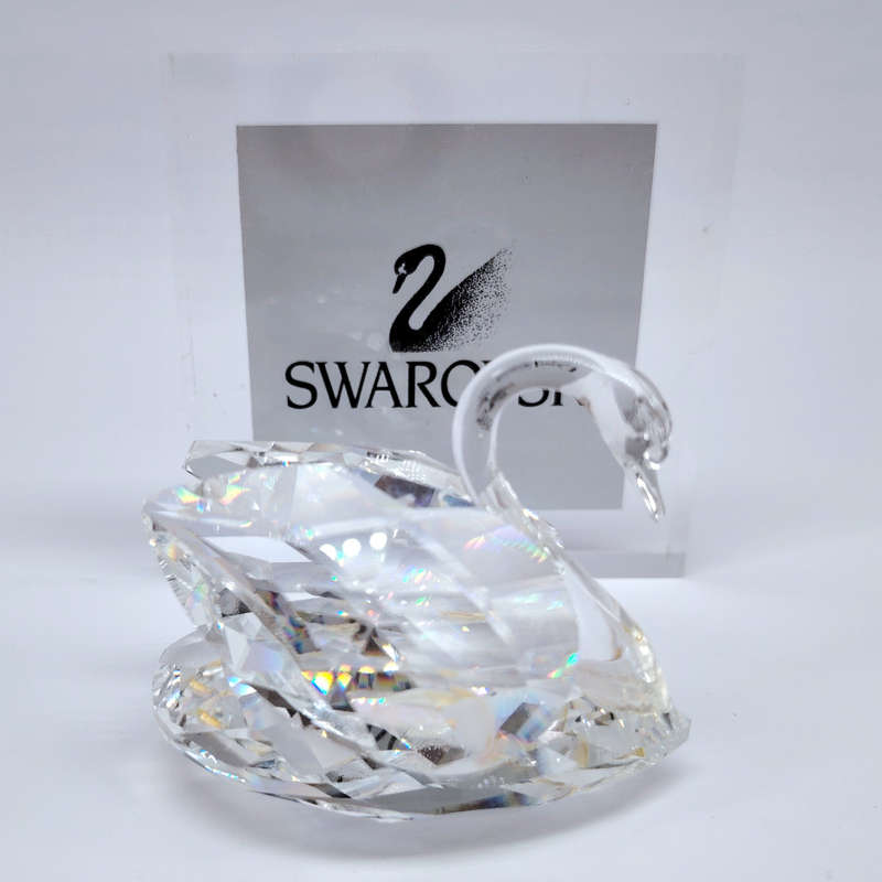 Swarovski Crystal Medium Swan Retired