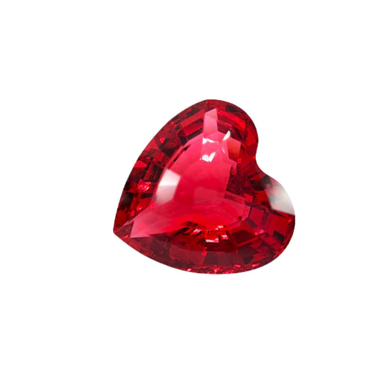 Swarovski Silver Crystal Retired  Red Heart