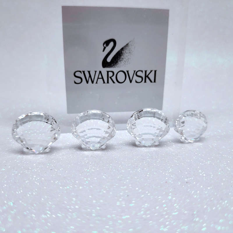 Swarovski Crystal Four Clear Crystal Shells