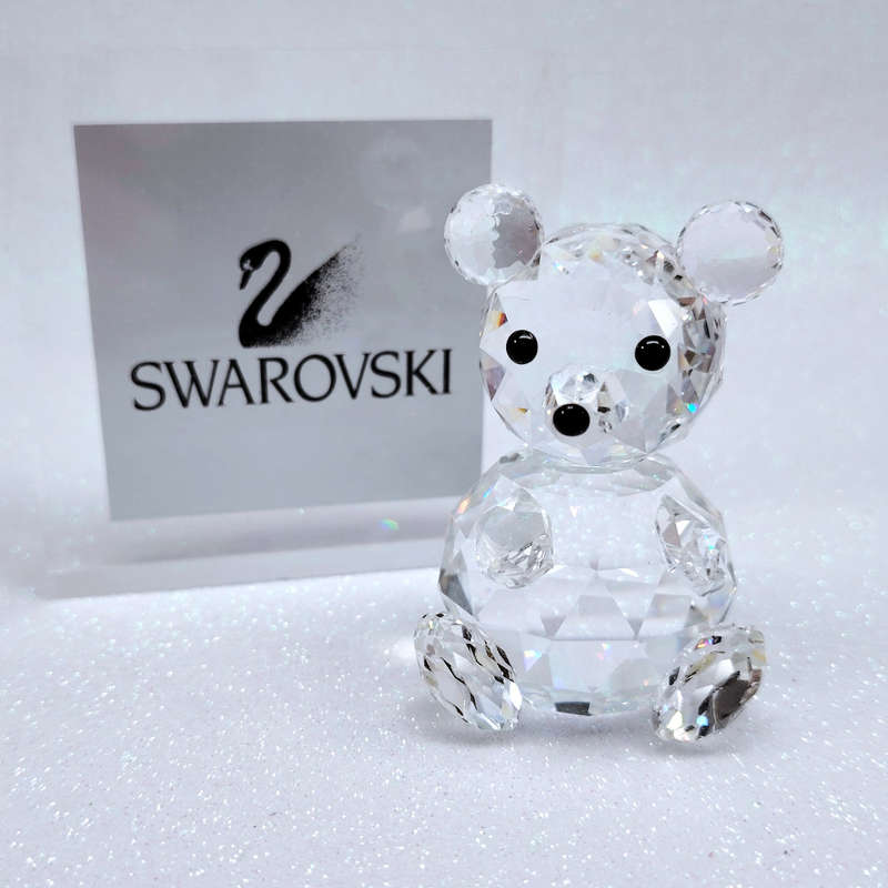 Swarovski Silver Crystal Large Bear