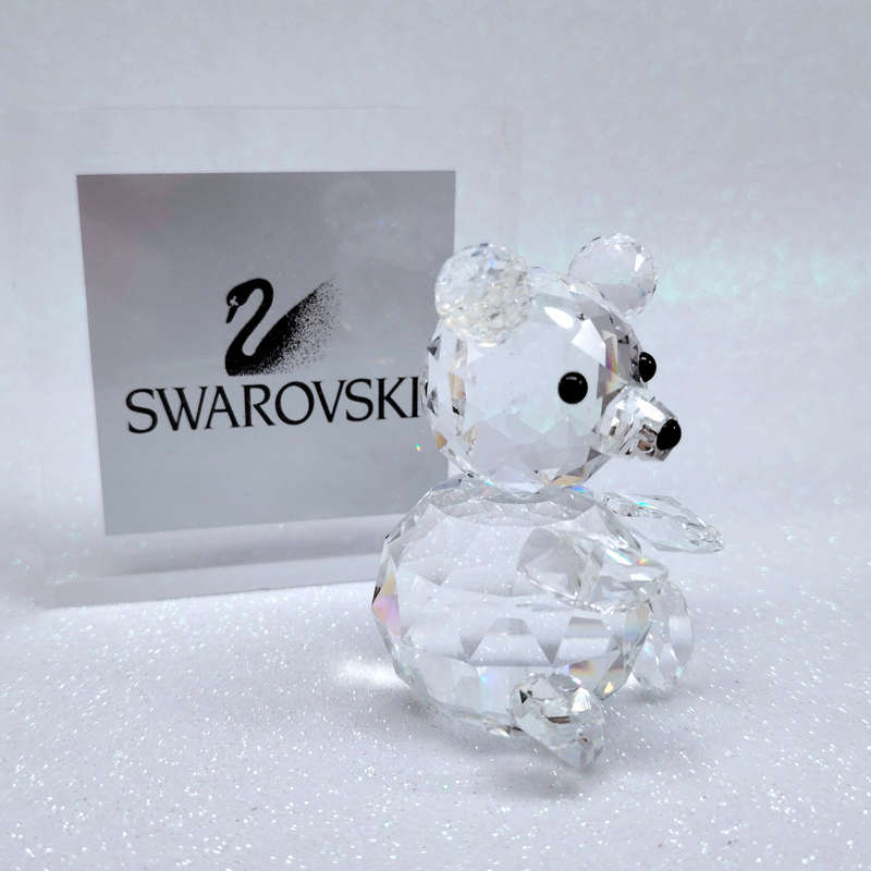 Swarovski Silver Crystal Large Bear