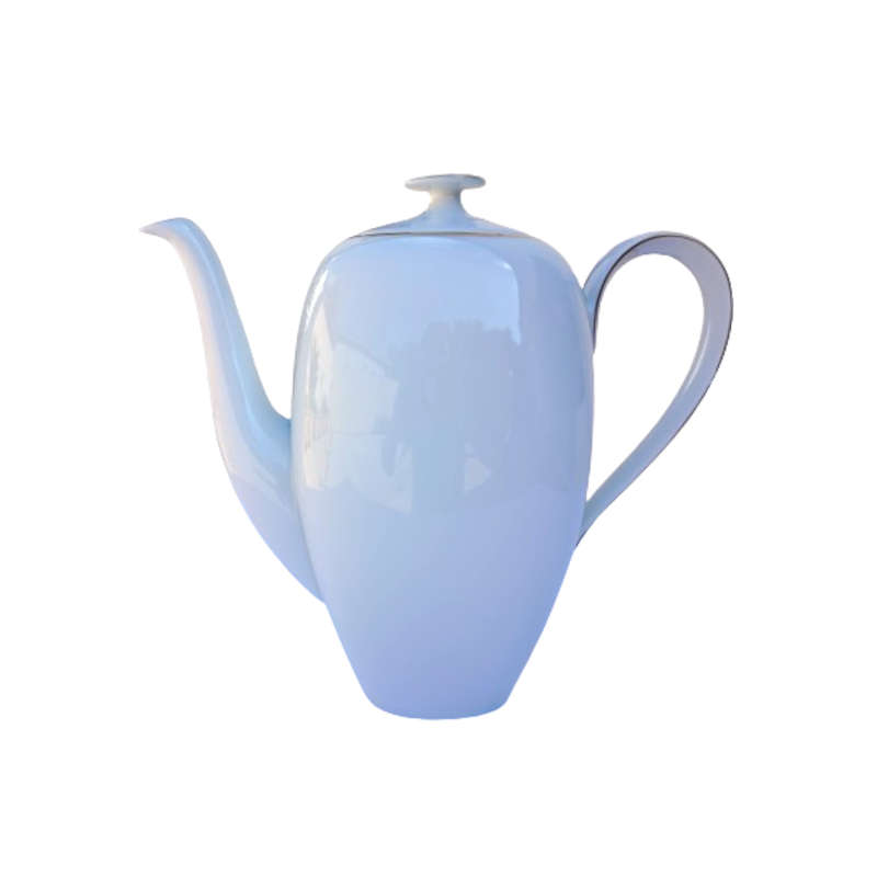 Thomas German Porcelain White with Gold trim Duo's and Tea Pot
