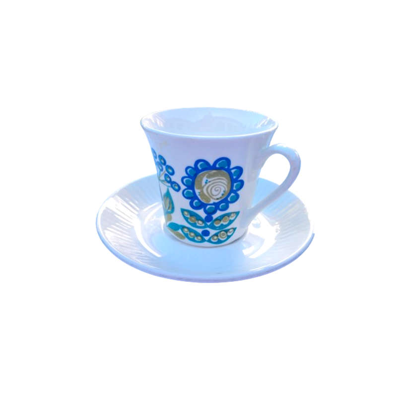 Tor Viking Figgjo Flint Norway Blue and Green Tea Set