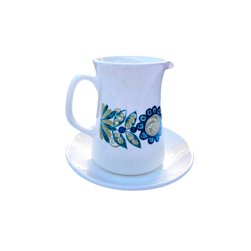 Tor Viking Figgjo Flint Norway Blue and Green Tea Set