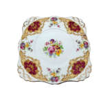 Tuscan Burgundy `Provence` Cake Plate - High Tea at Home