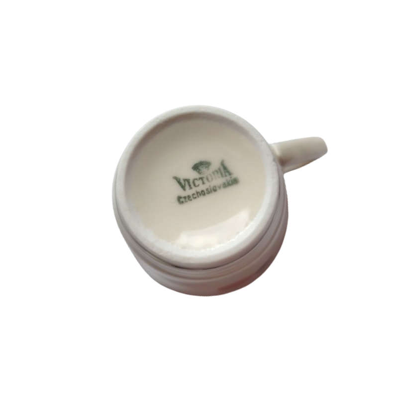 Rare vintage 1930's Czech Victoria Porcelain Art Deco Tea set