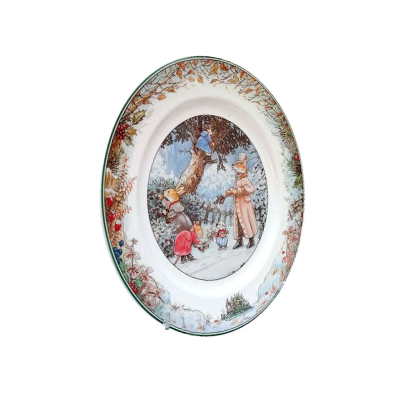 Villeroy & Boch Winter 1994 Dinner Plate Foxwood Tales