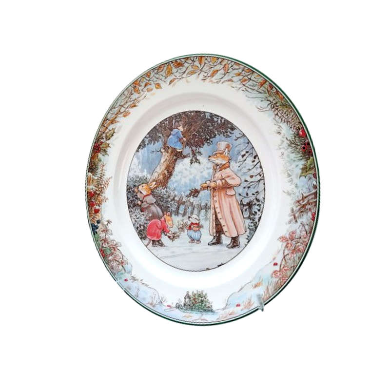 Villeroy & Boch Winter 1994 Dinner Plate Foxwood Tales