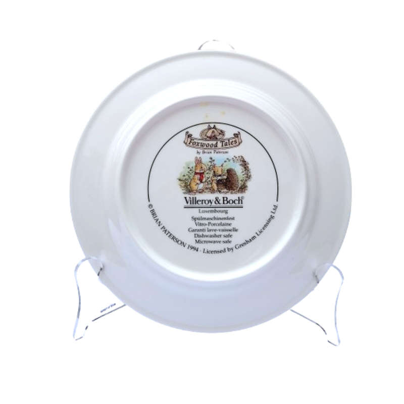 Villeroy & Boch Rabbits Picnic 1994 Salad Plate Foxwood Tales