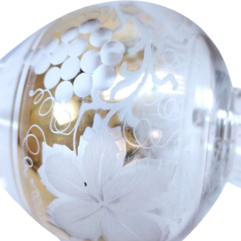 Kisslinger Kristall glass etched glass wine aerator decanter