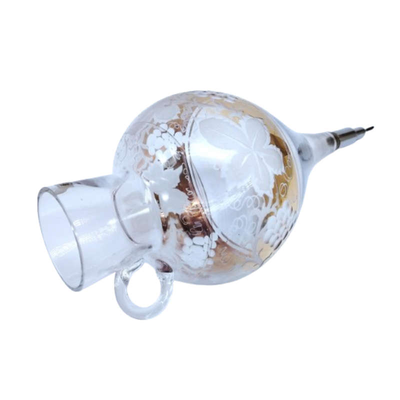 Kisslinger Kristall glass etched glass wine aerator decanter