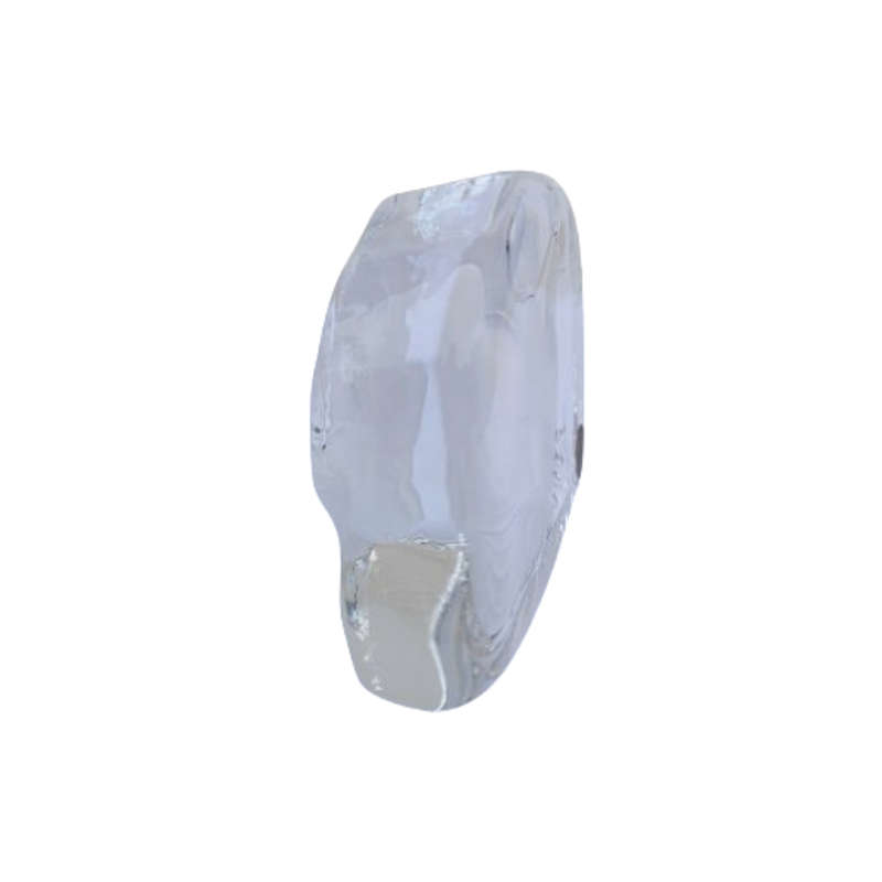 Cristal DÁrques Lead Crystal Embossed Cat Head Paperweight