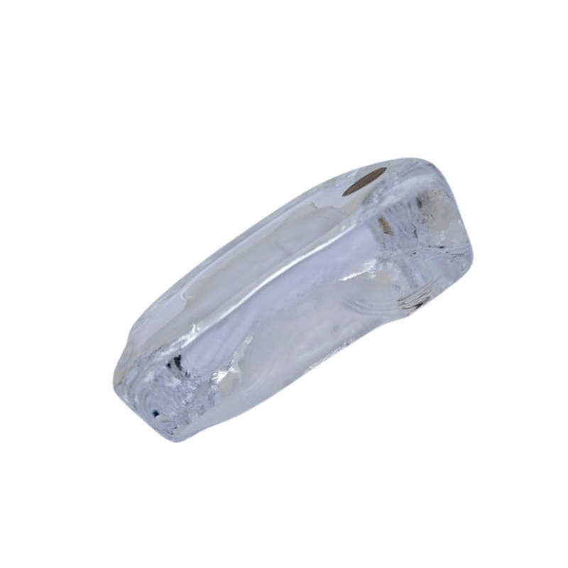 Cristal DÁrques Lead Crystal Embossed Cat Head Paperweight