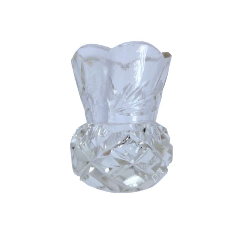 Great Quality Vintage Cut Glass Crystal Vase